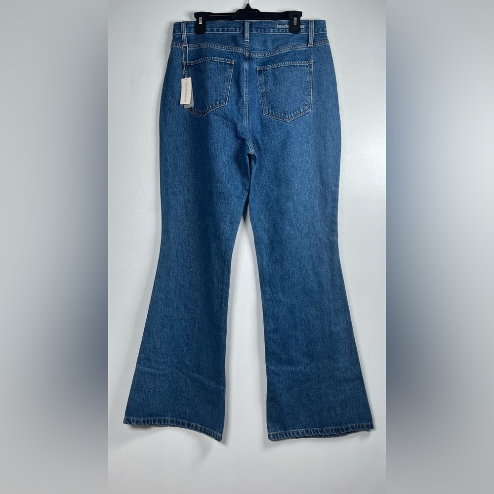 Favorite NWT Daughter The Jordie Super High Rise Wide Leg Jean in Madrid Size 33 - Picture 3 of 15